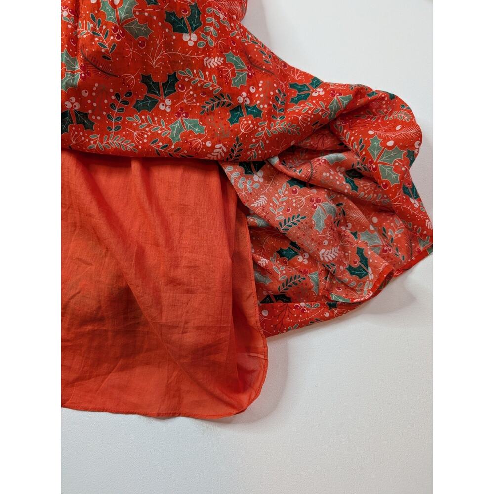 Ivy City Co Christmas Holly Midi Dress Size Small - Picture 9 of 11